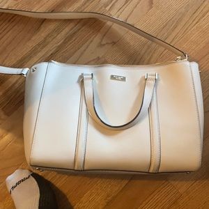 Cream Kate Spade brief case (laptop bag)